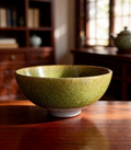 Jian Zhan Tea Dust Green Crackle Glaze Tea Bowl