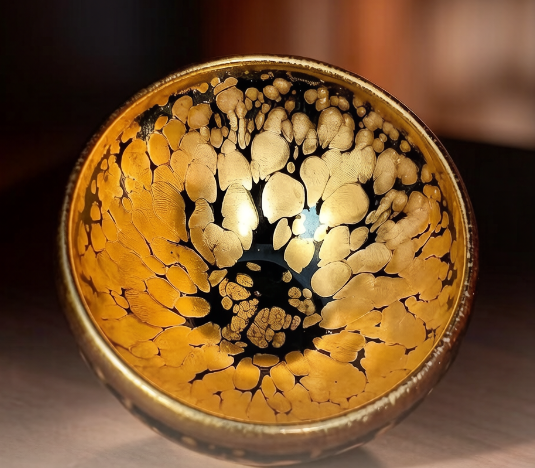 Gold Oil Spot Glaze Jian Zhan
