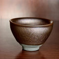 Jian ware tea bowl with purple-gold glaze